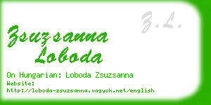 zsuzsanna loboda business card